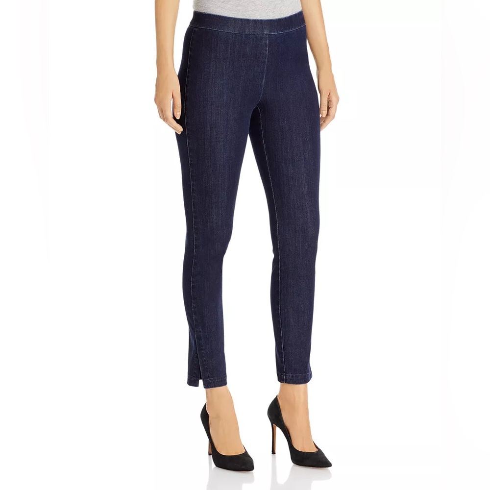 Lafayette 148 New York Murray Cropped Skinny Jeans in Dark Indigo XS